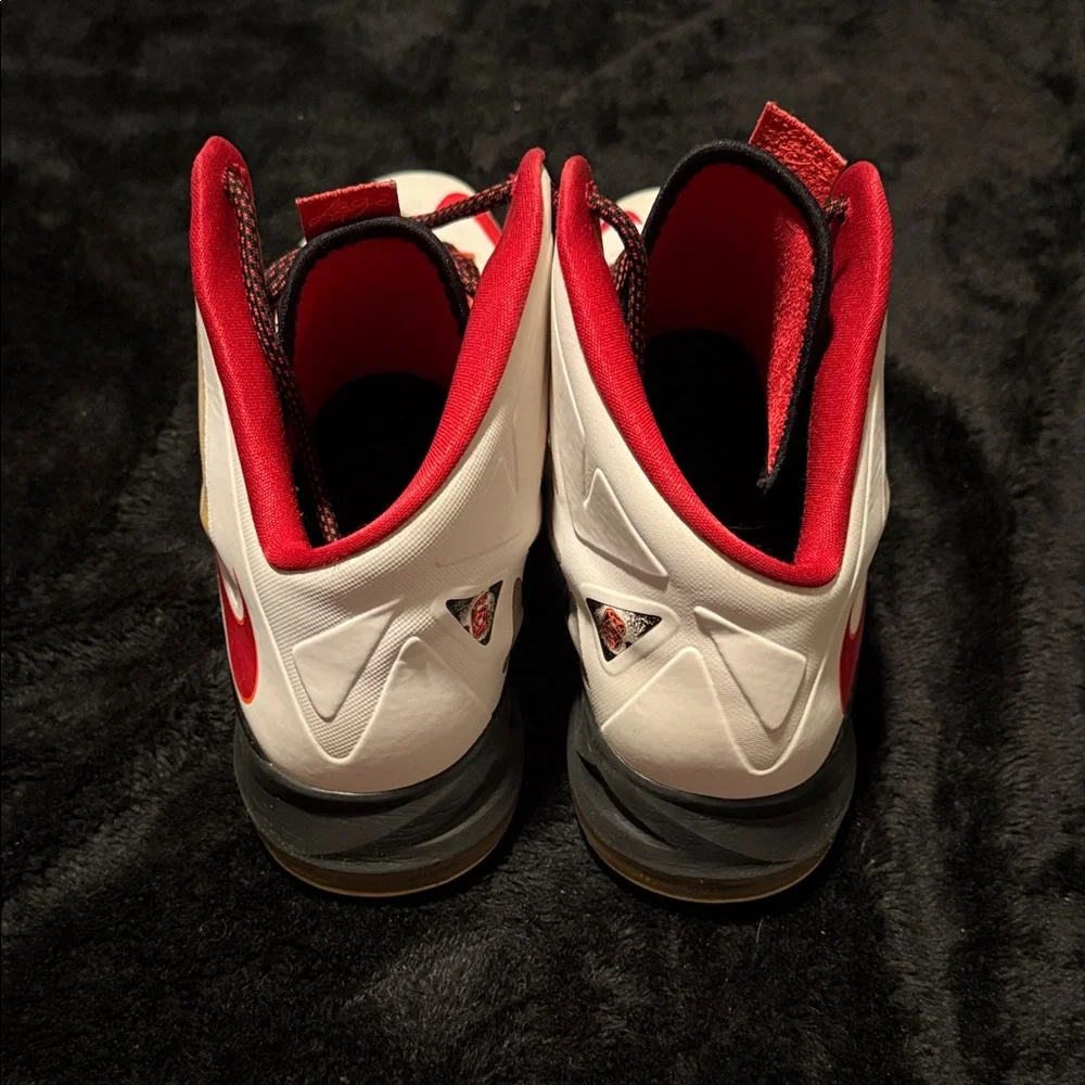 Nike LeBron 10 Miami Home Red & White - Picture 4 of 7